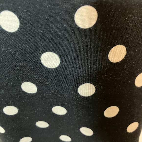 Ann Taylor Black and Tan Polka Dot Skirt Size M - Picture 4 of 5